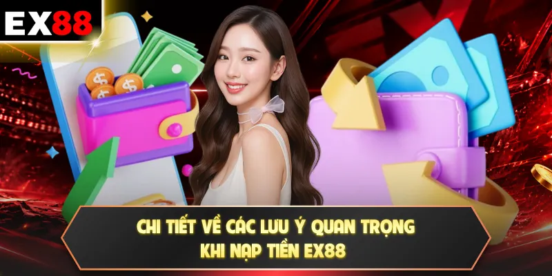 Nạp tiền EX88 2 Chi tiết về các lưu ý quan trọng khi nạp tiền EX88